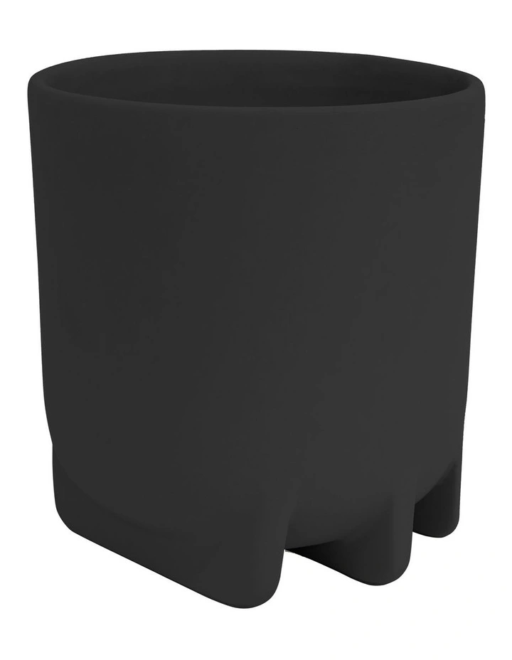 Zion Planter 24x26 cm in Black