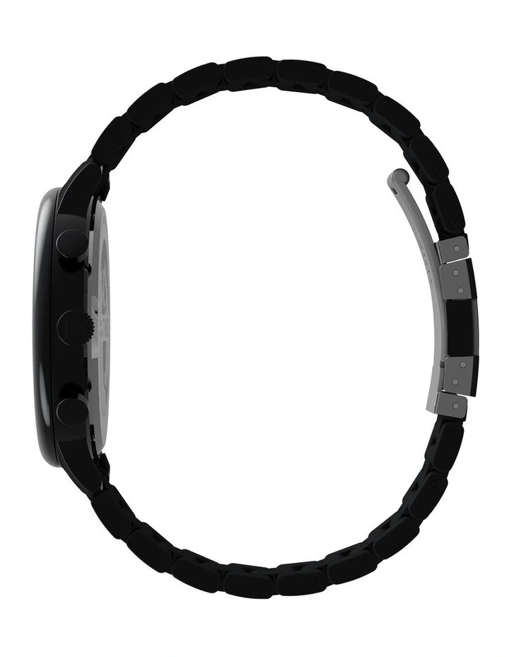 Chicago Chrono Stainless Steel Watch in Black