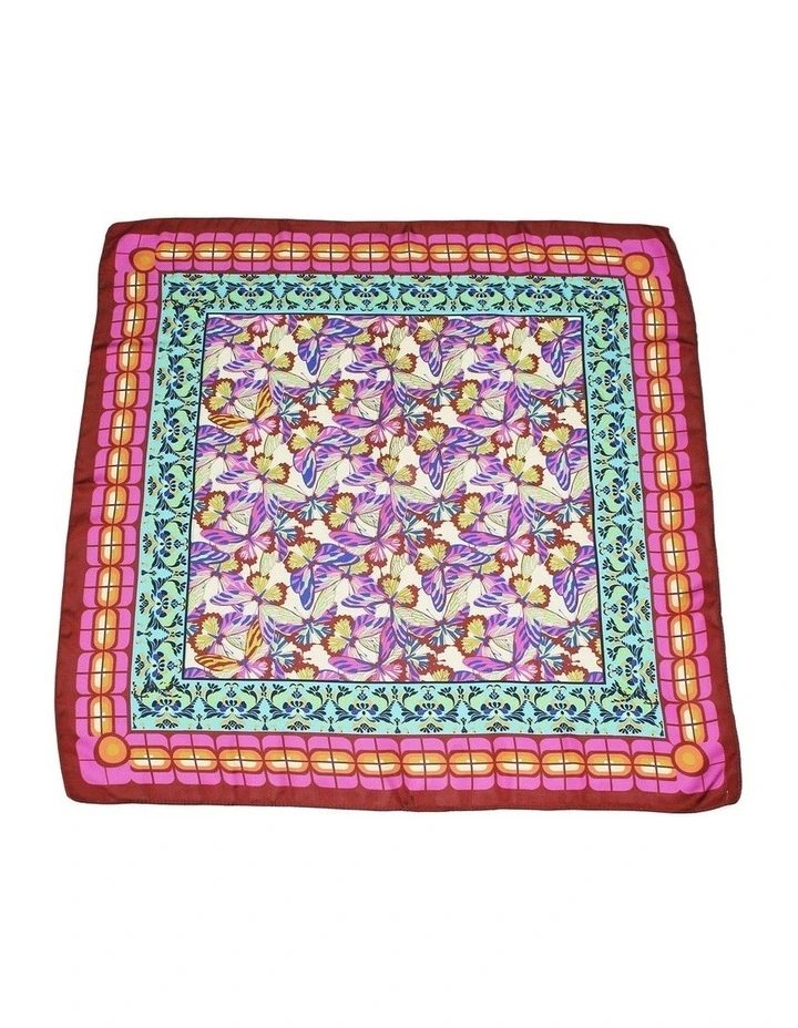 Papillon Large Hair Scarf in Pink