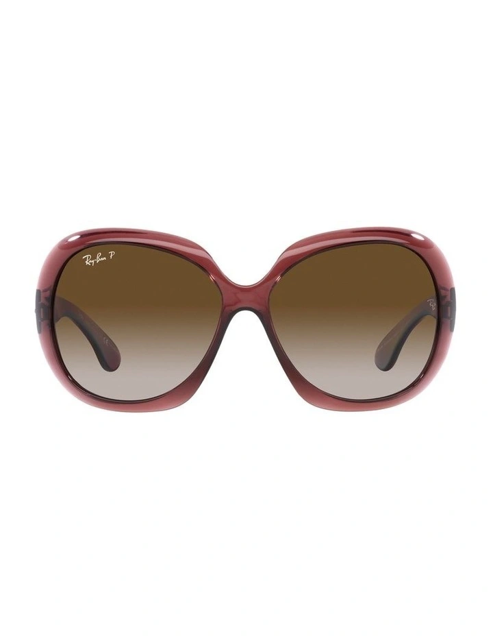 Jackie Ohh II Transparent Brown Polarised Sunglasses