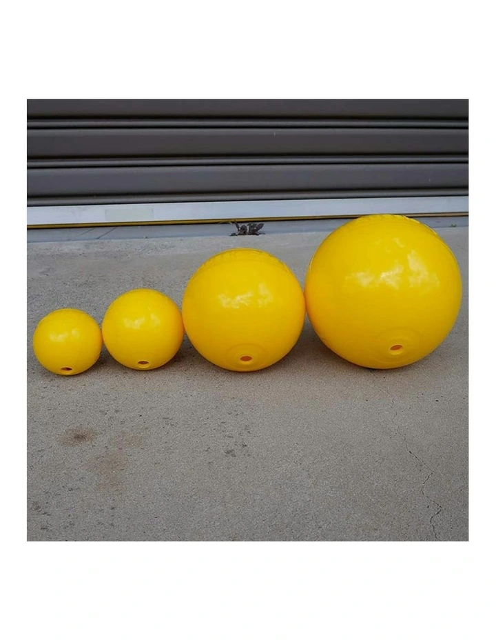 Aussie Dog Rattle Tucker Ball 15cm Medium in Yellow