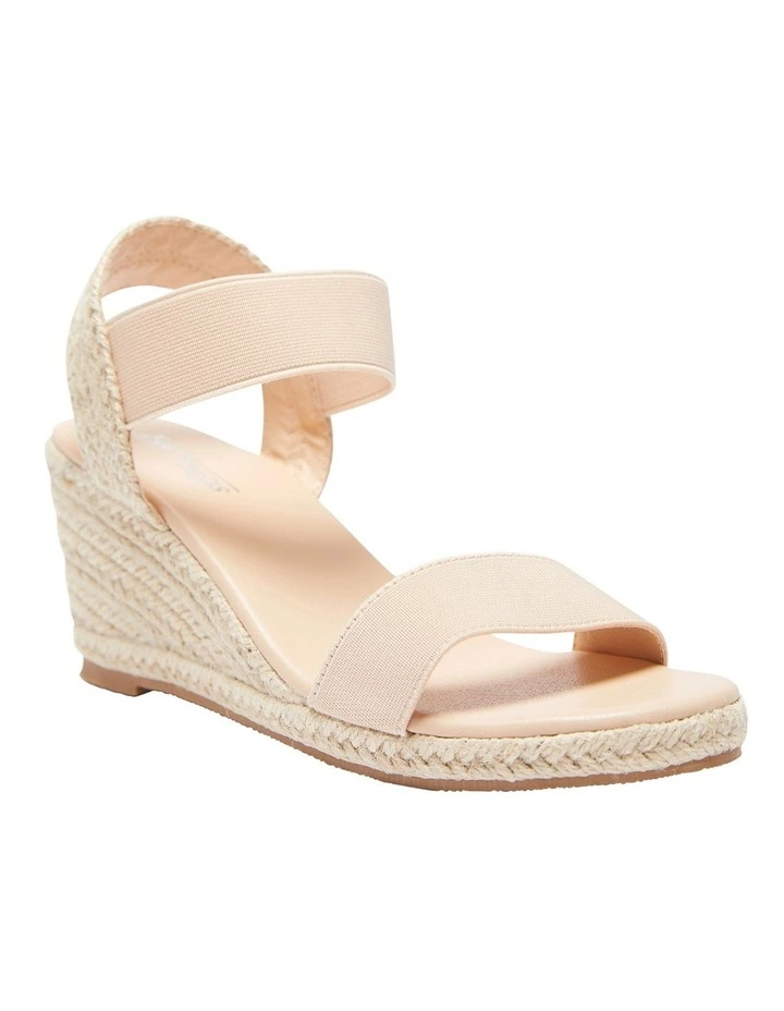 Summit Elastic Sandals In Natural