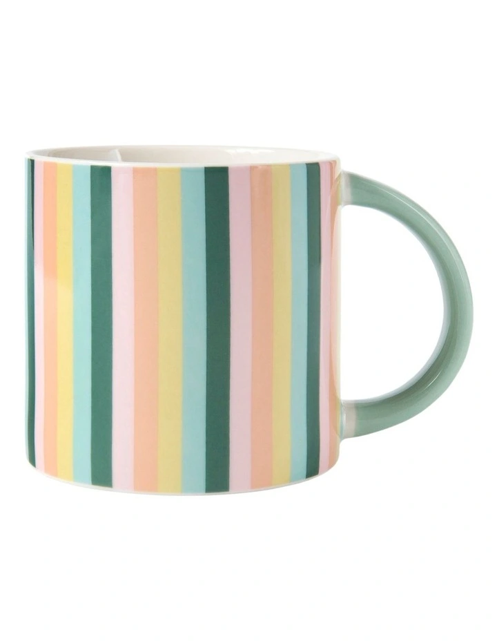 Power Pop Stripes Mug 400ml in Multi
