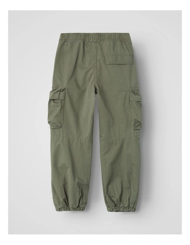 Ben Parachute Pants in Dusty Olive