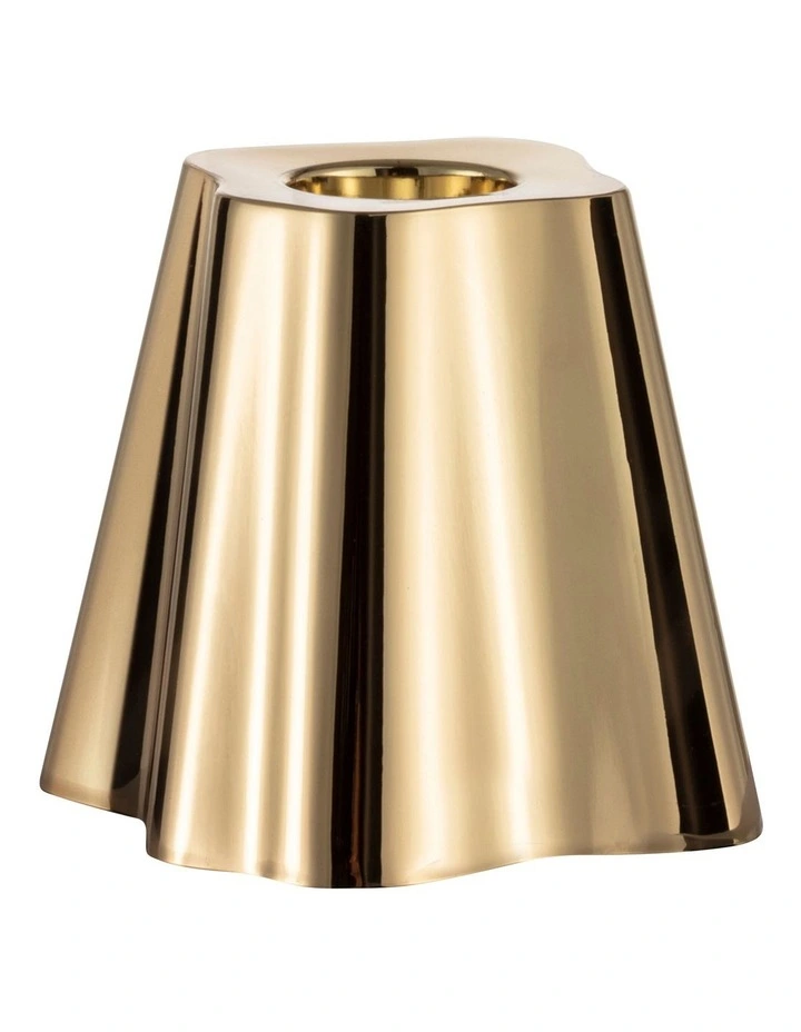 Alvar Aalto Collection Candleholder 65mm in Brass
