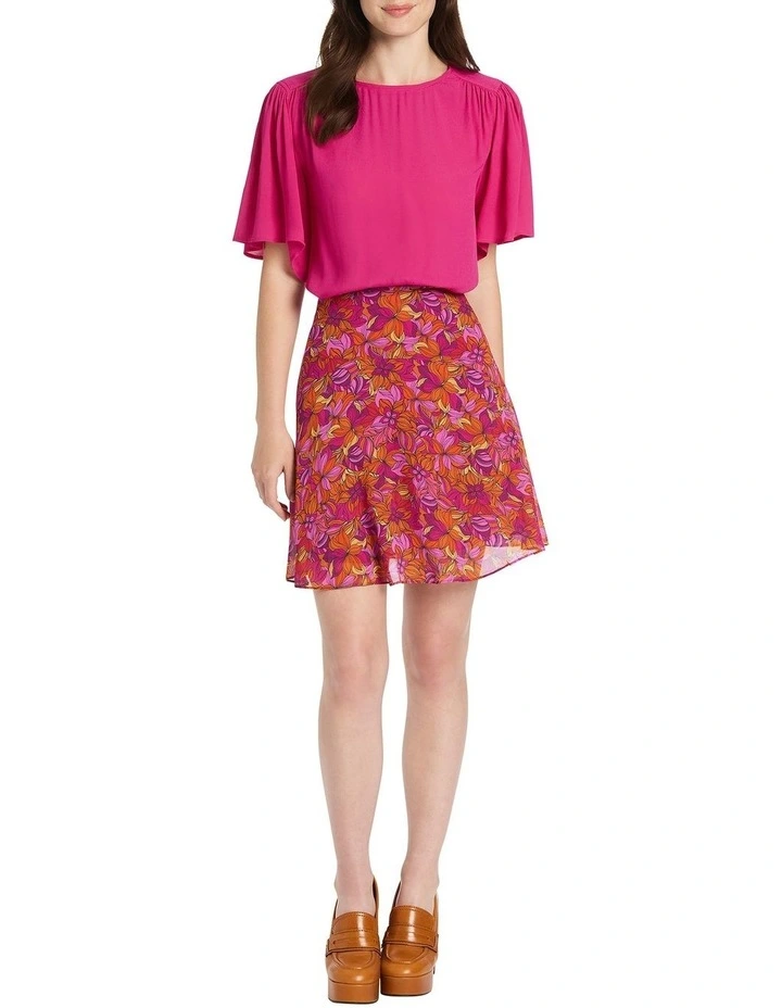 Disco Inferno Skirt in Purple Multi