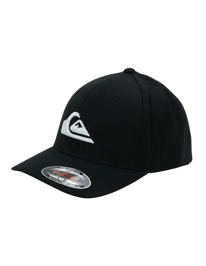Mountain And Wave Flexfit Cap in Black/White