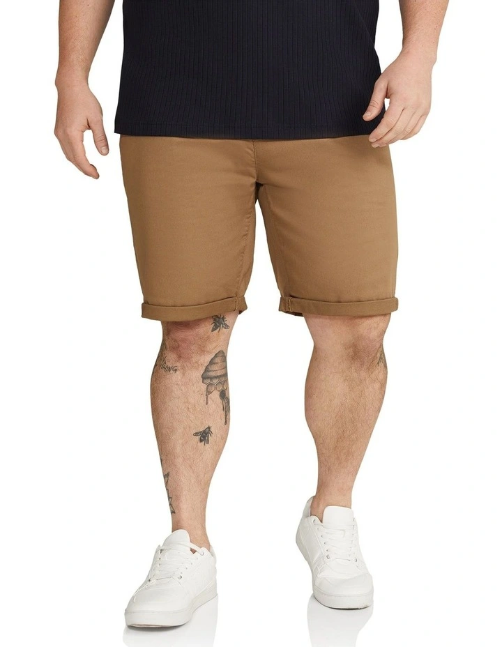 Charlie Canvas Short in Camel