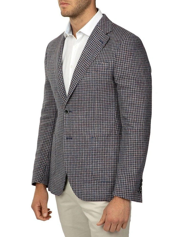 Tailored Fit Houndstooth Randal Jacket