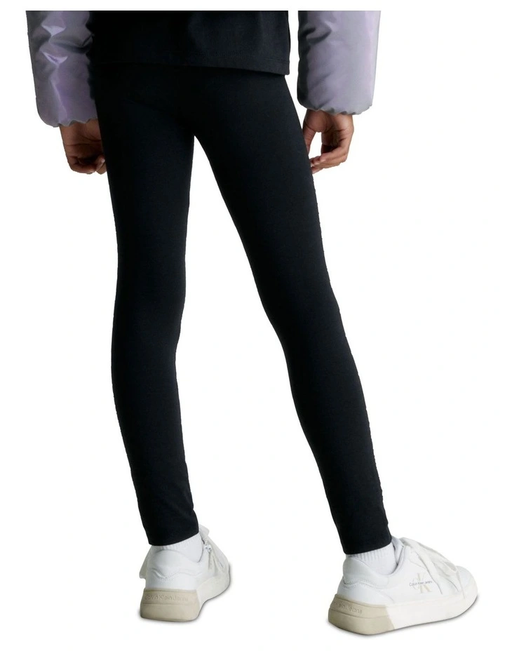 Logo Legging in Black
