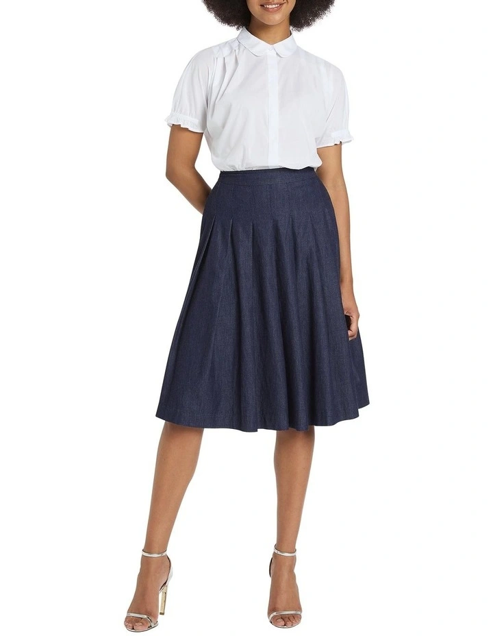 Nadie Cotton Shirt in White