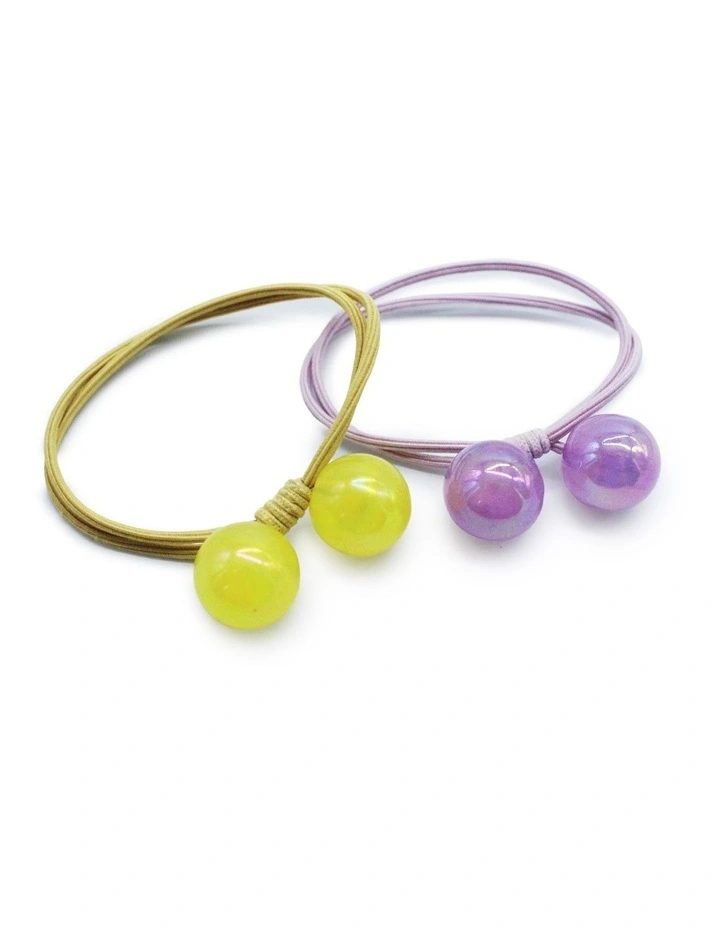Bauble Hair Ties 5 Pack in Multi