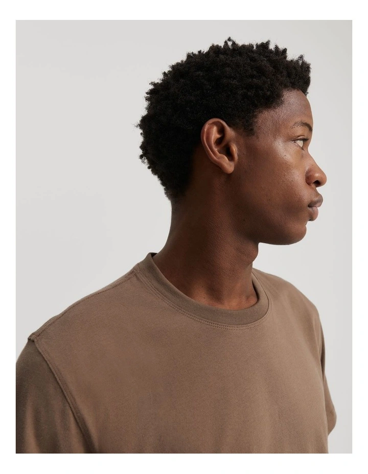 Australian Made T-shirt in Chocolate