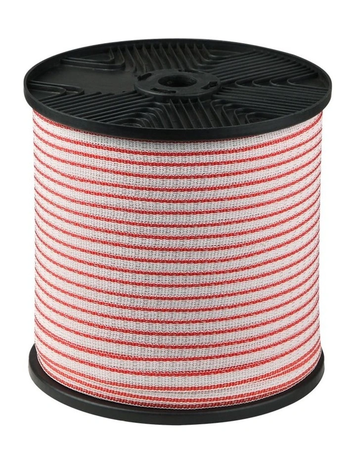 Electric Fence Wire 400M Tape Fencing Roll Energiser Poly Stainless Steel