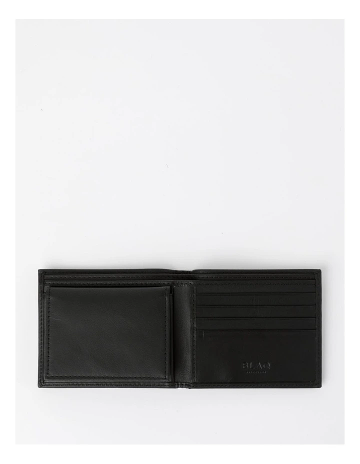 L Fold With Removable Pass Case Wallet in Black