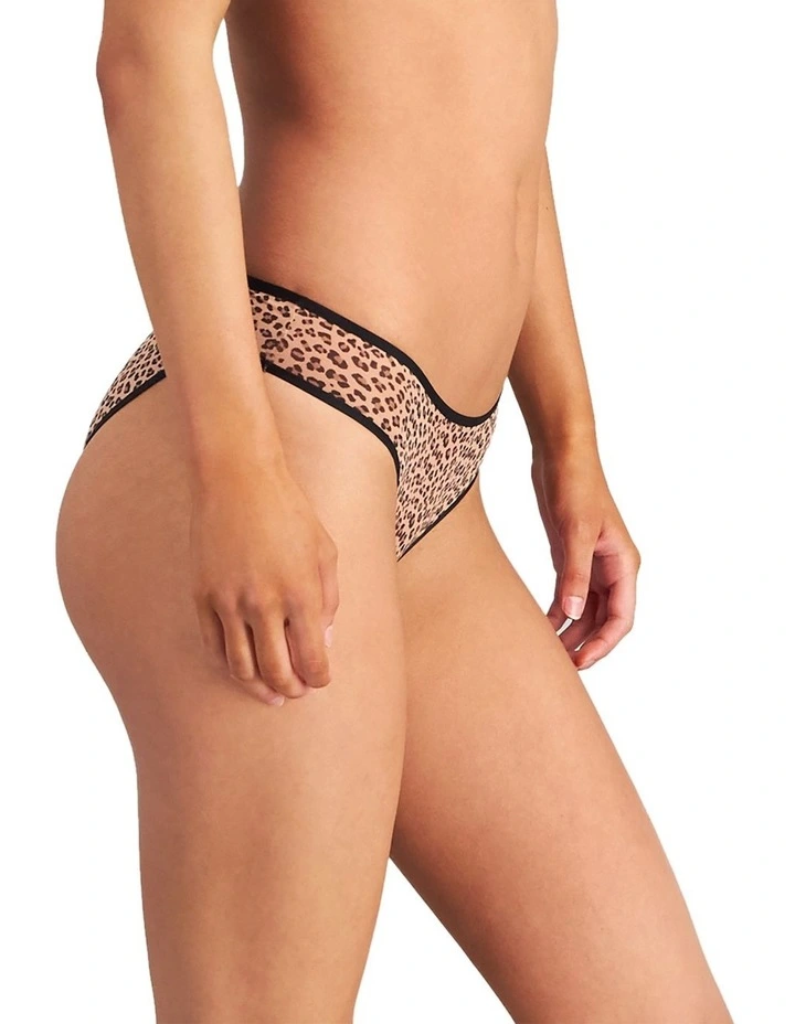 Impression Bikini in Black Tuscany Leopard Print