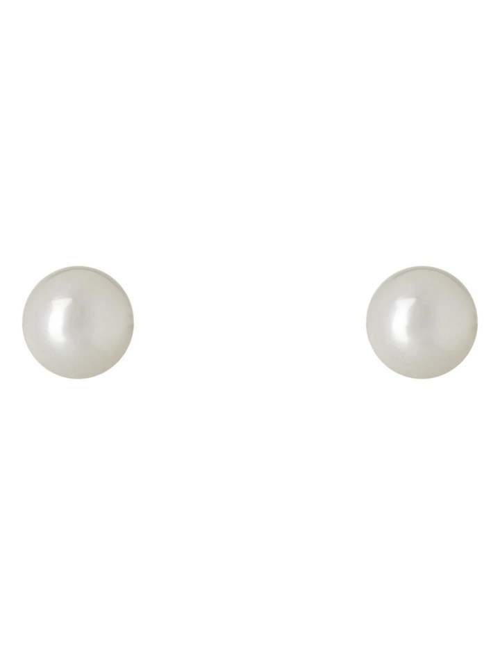 Faux Pearl 12mm Stud Earrings