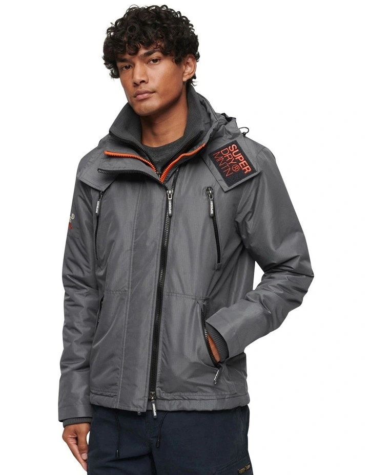 Mountain Windcheater Jacket in Charcoal