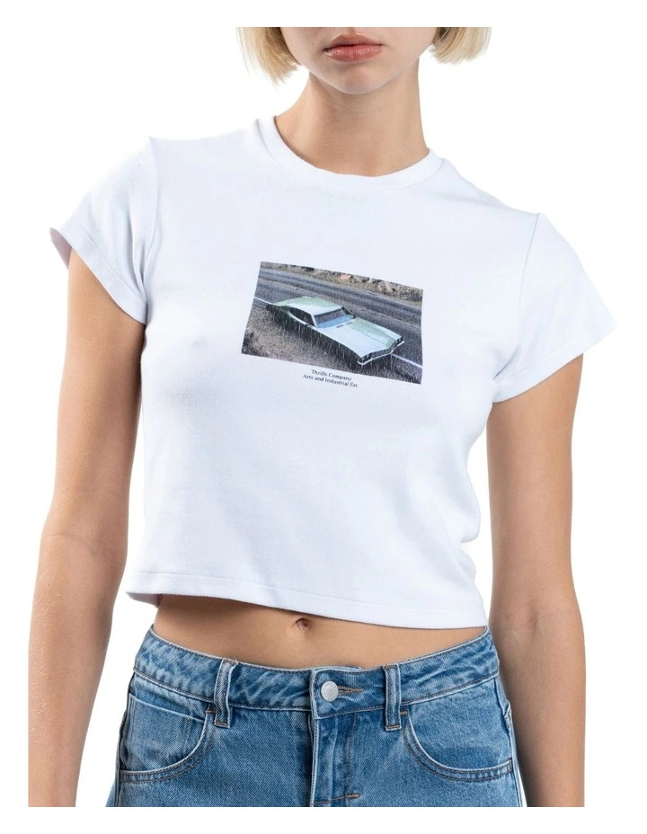 Canyon Mini Tee in White