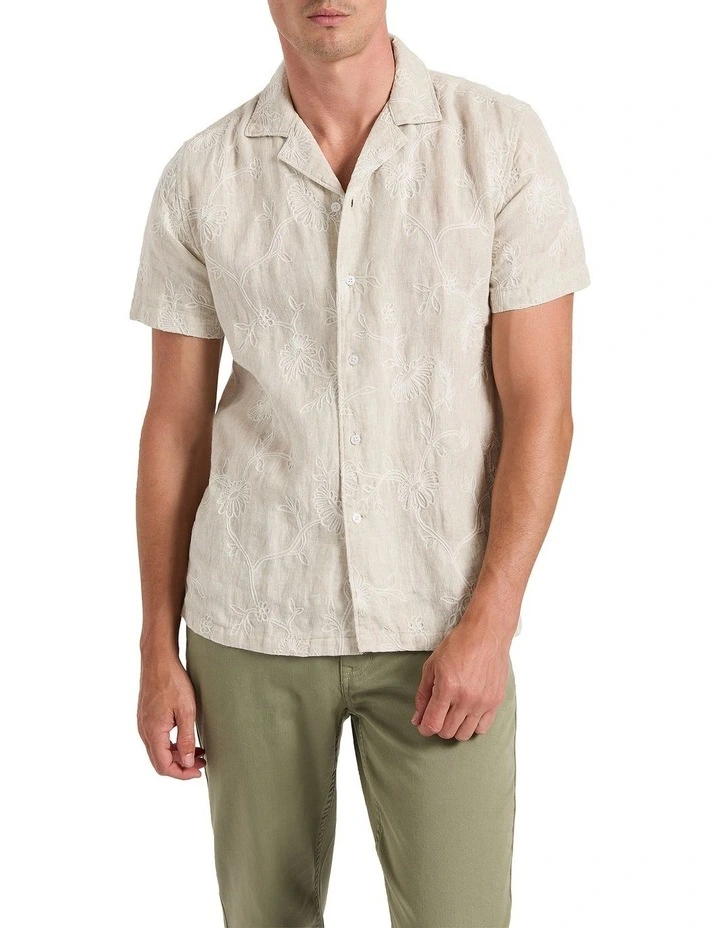 Going Home Linen Shirt in Sand