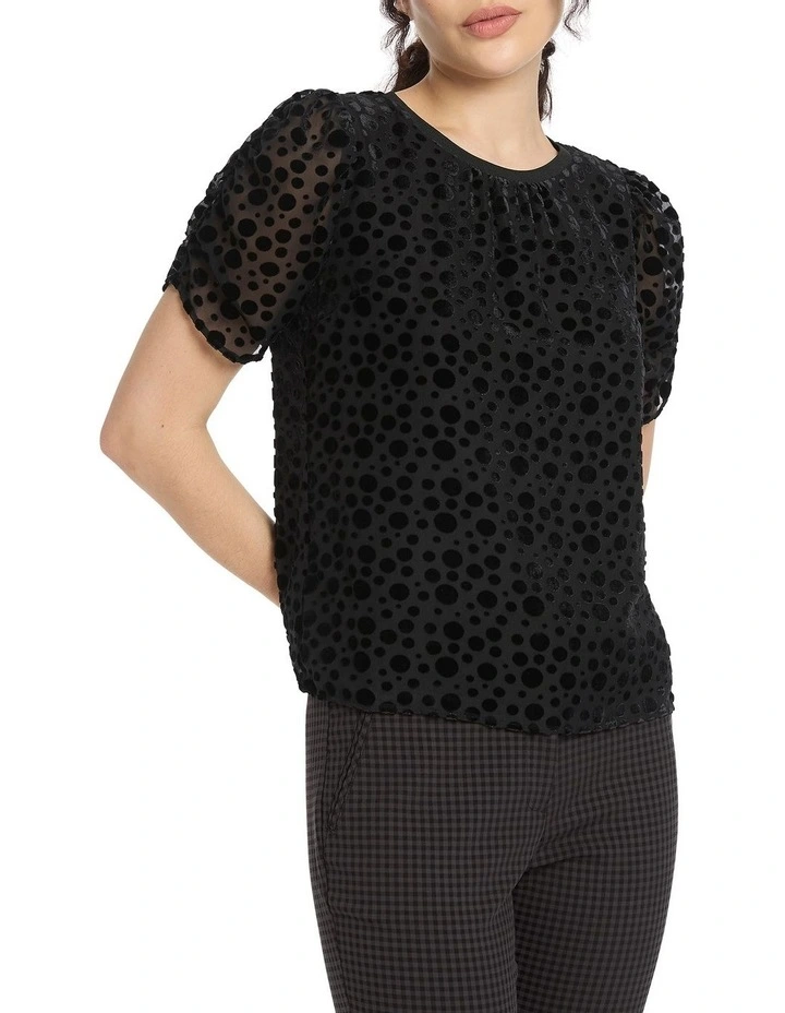 Into The Woods Top in Black