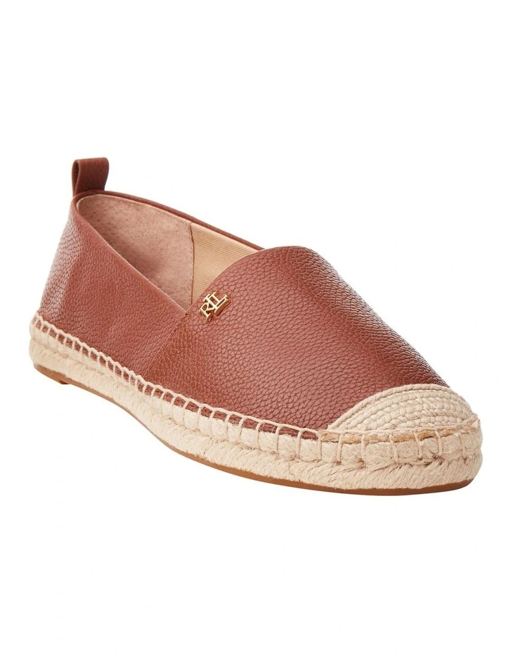 Cameryn Deep Saddle Tan Flat Shoes