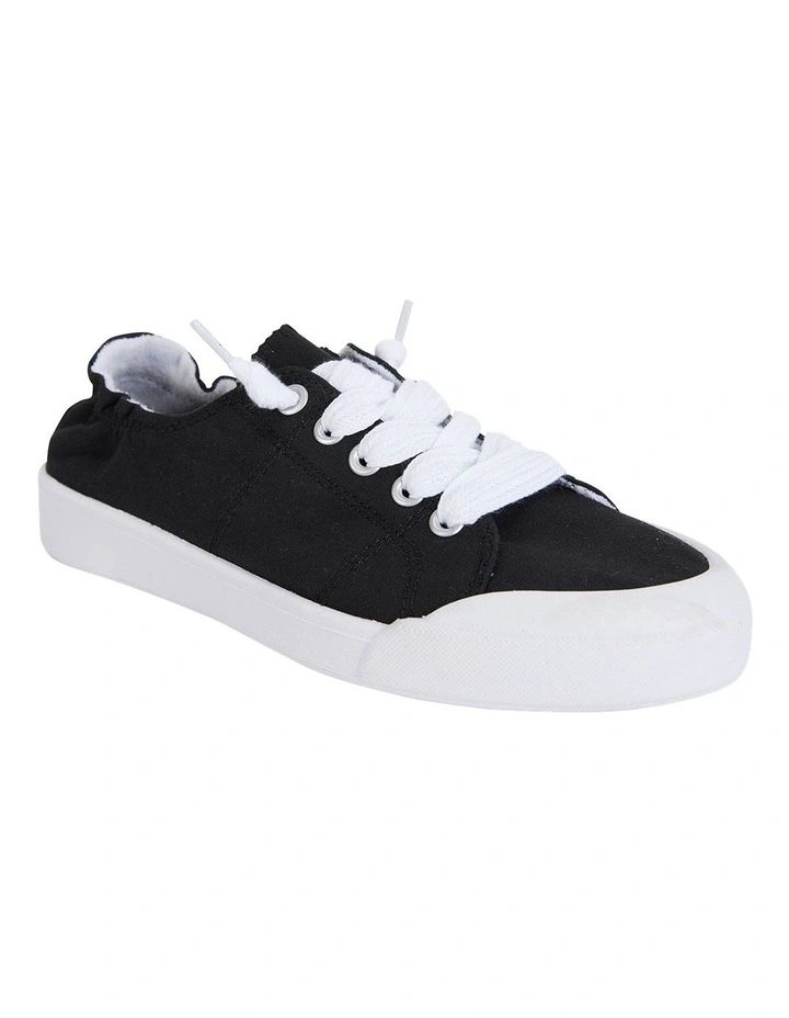 Switch Black Canvas Sneakers