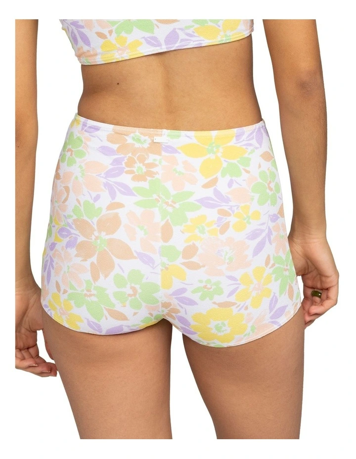 Ephemere High Waist Bikini Bottoms in White