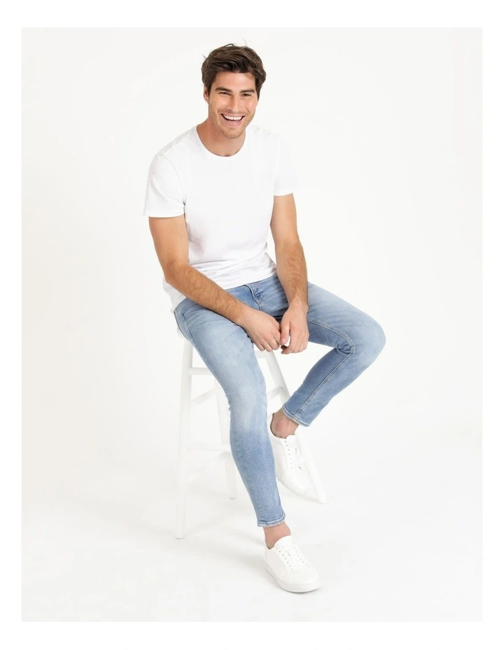Liam Original Am 792 Low Rise Skinny Jeans in Denim