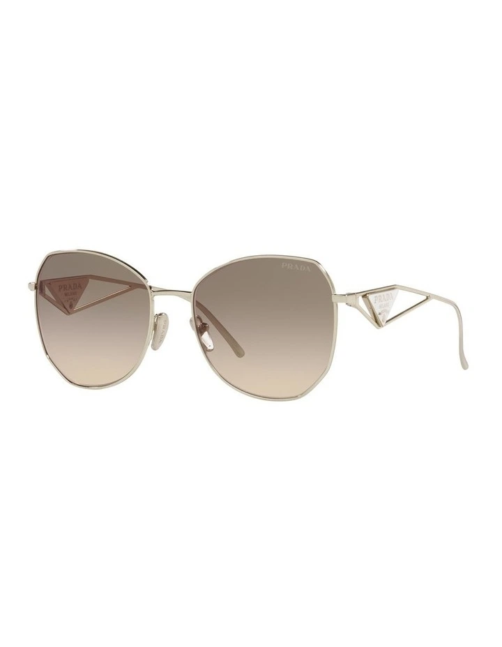 PR 57YS Gold Sunglasses