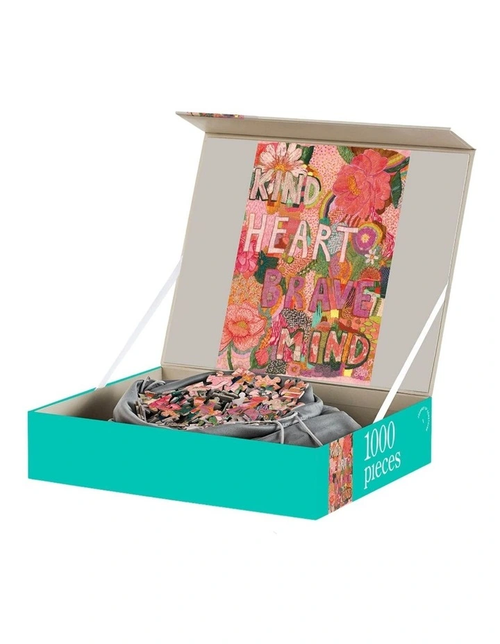 1000 Piece Puzzle Kind Heart by Fluer Wood