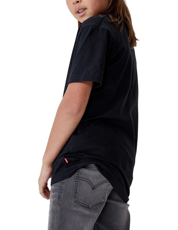 Batwing Graphic T-shirt in Black