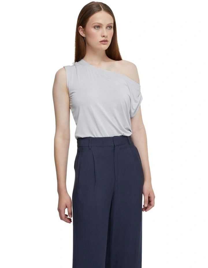 Edith Top in Silver