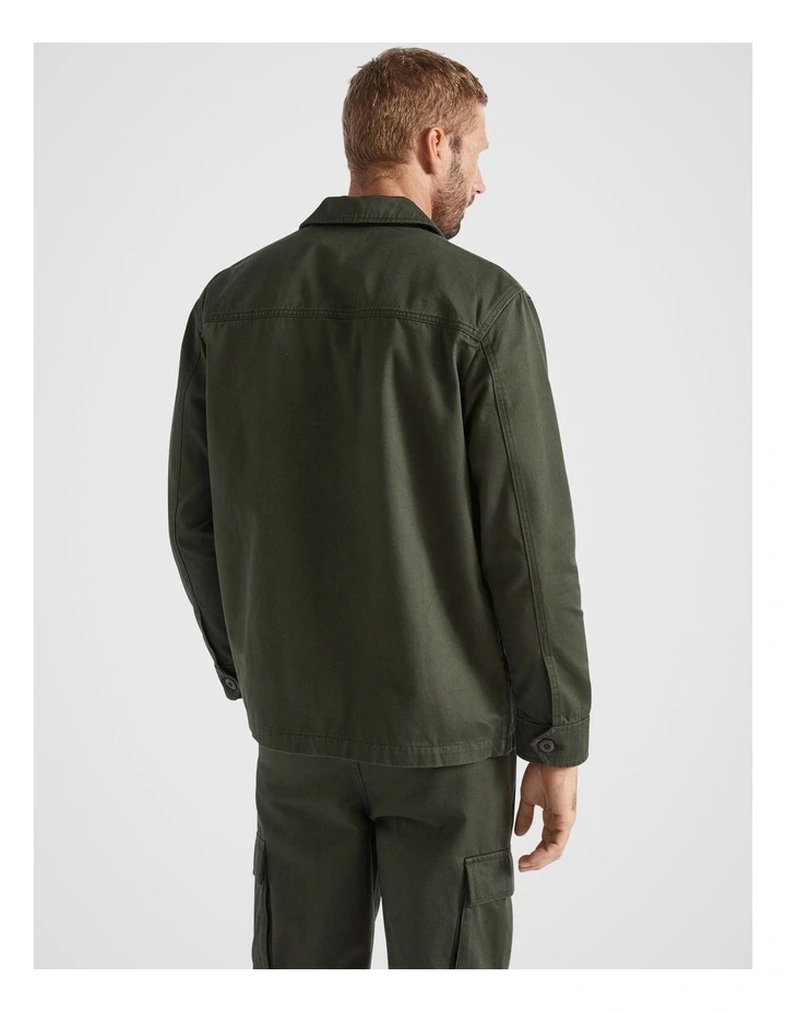 Cargo Overshirt in Winter Khaki