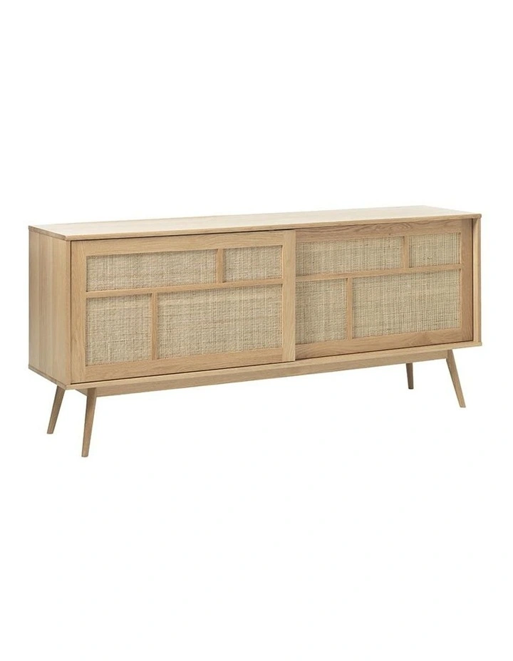 Barrali Sideboard 180cm Natural & Rattan
