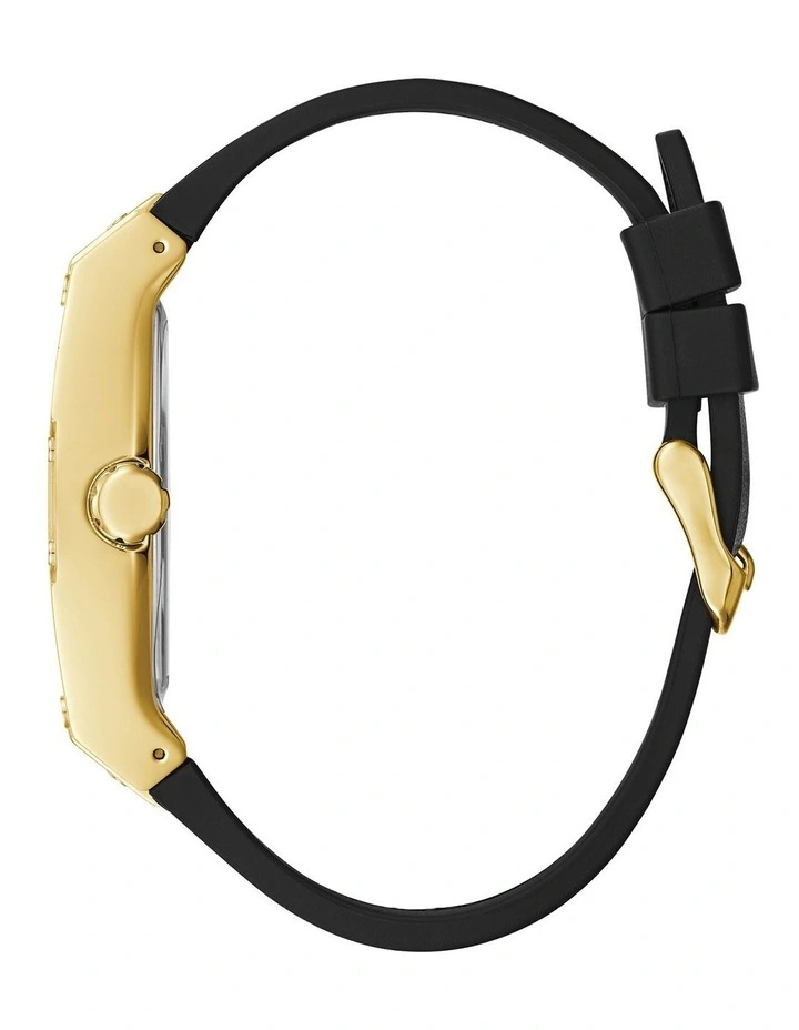Phoenix Black Silicone Skeleton Watch