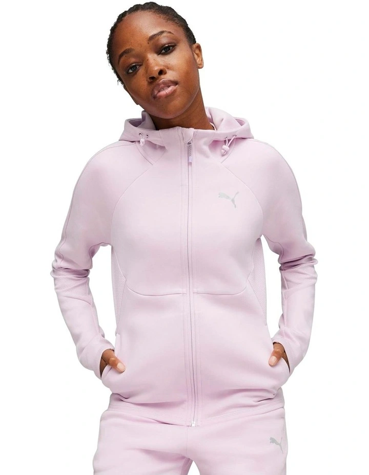 Evostripe FZ Hoodie in Grape Mist