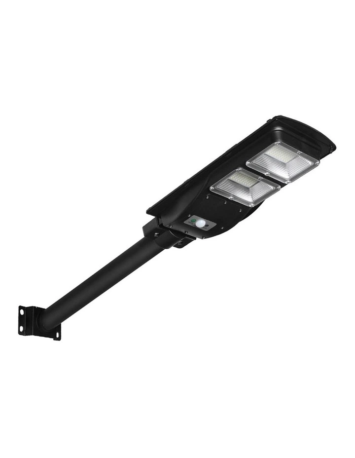 60W Solar Sensor LED Street Lights in Black