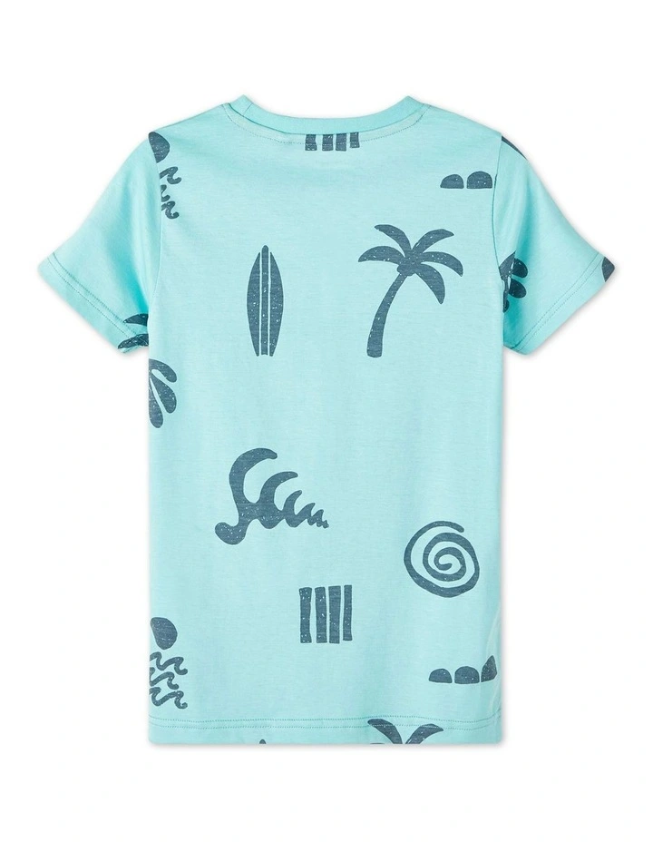 Hallan T-shirt in Light Blue