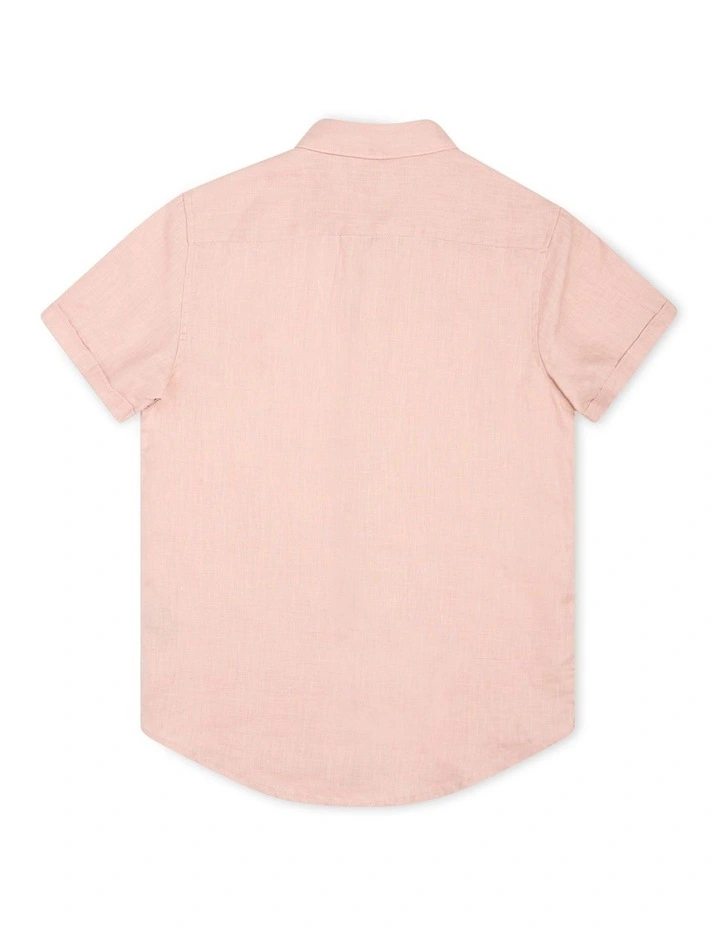 Tennyson Short Sleeve Shirt (0-2 years) in Blush