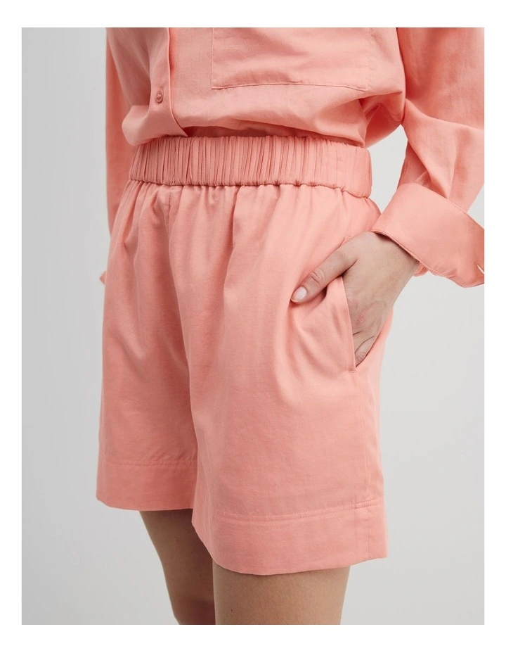 Pull On Voile Short in Sunkiss
