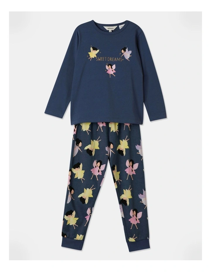 Essential Fairies Pyjama Set (3-8 Years) in Indigo