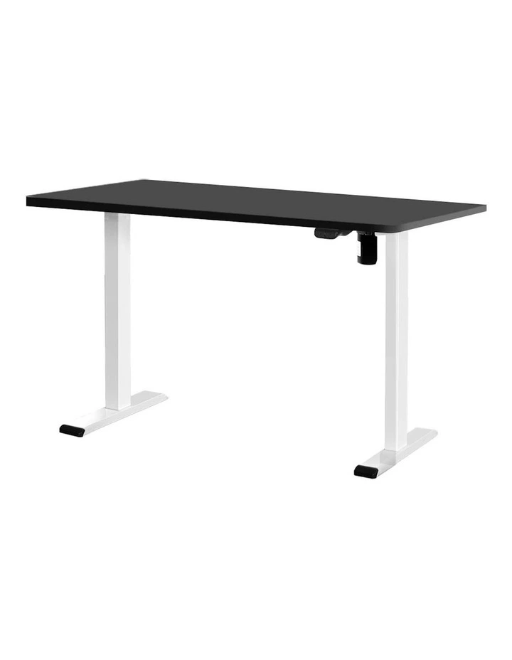 Electric Standing Desk 140cm in White/Black