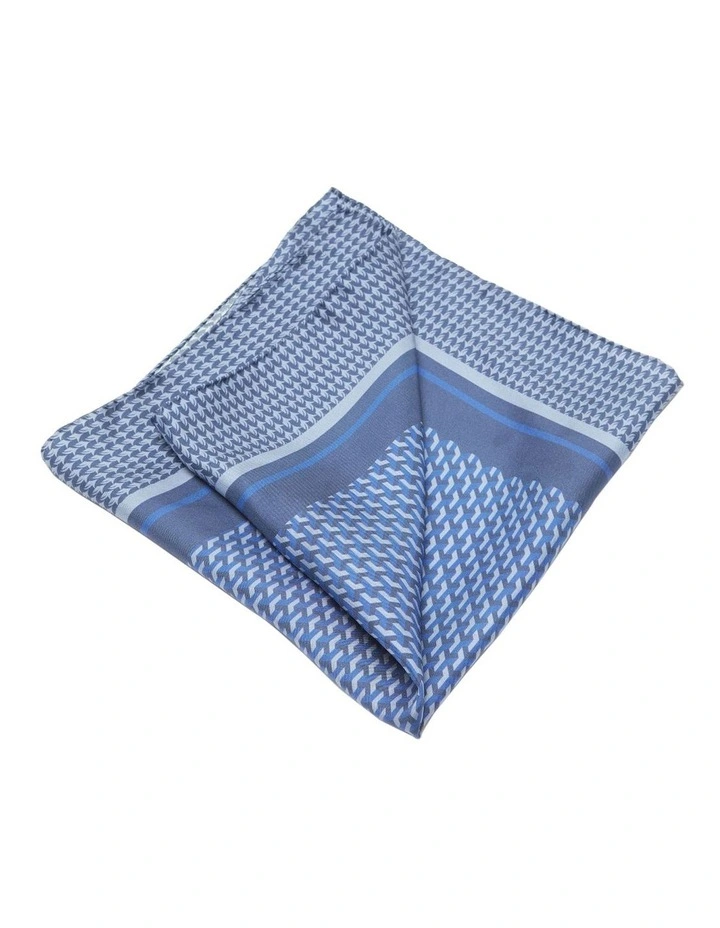 Cyril Silk Cravat in Blue Multi