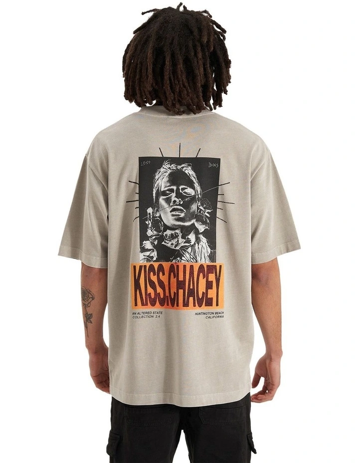Reverie Heavy Oversized Tee in Beige