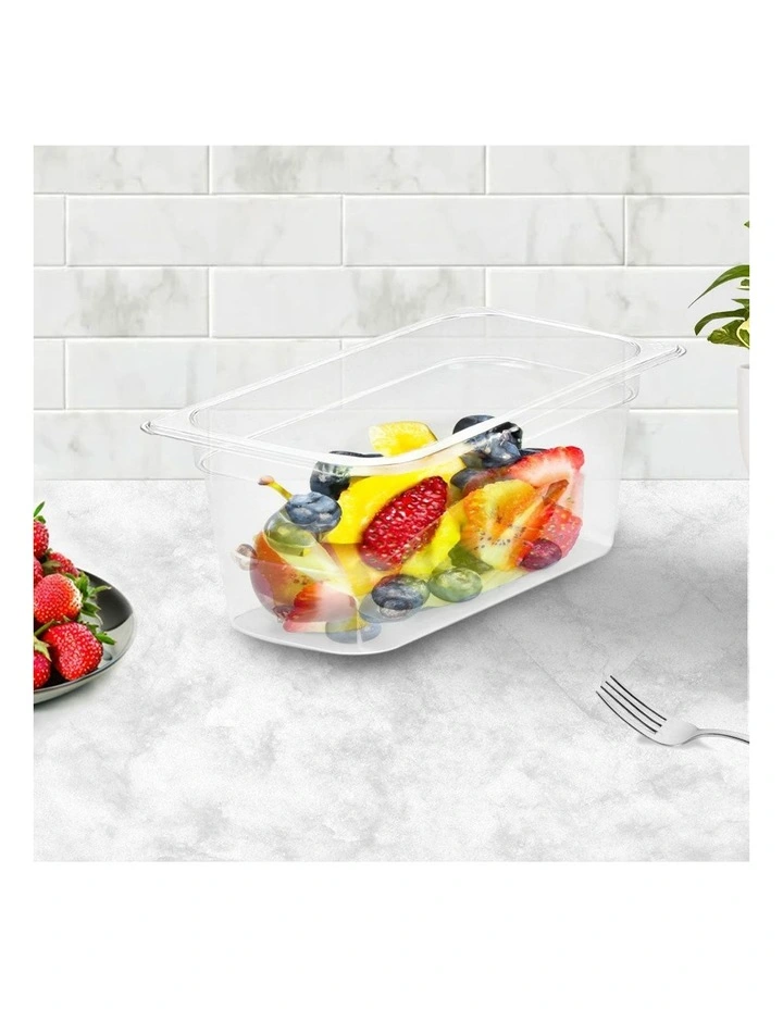 Gastronorm Pan 1/3 Food Tray 150mm in Clear