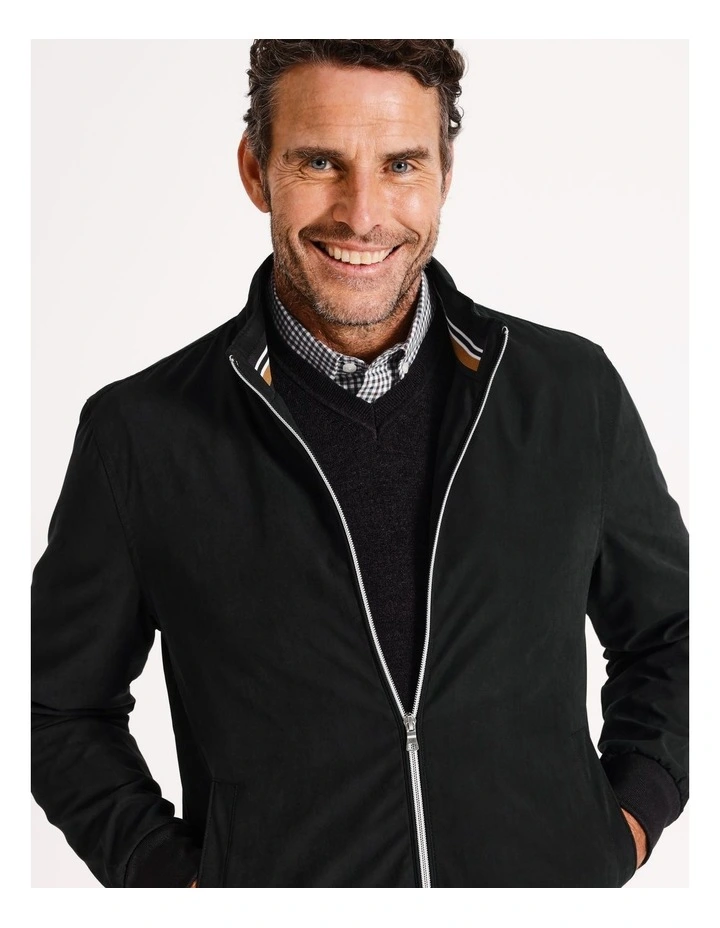Ludlow Micromoss Jacket in Black