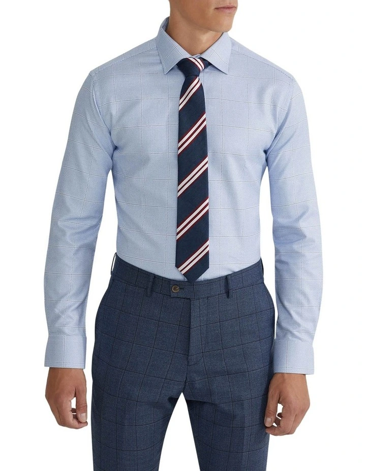 Islington Luxury Check Shirt in Blue