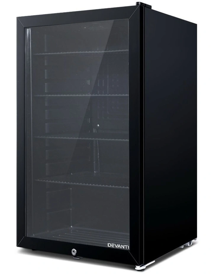 98L Bar Fridge Glass Door