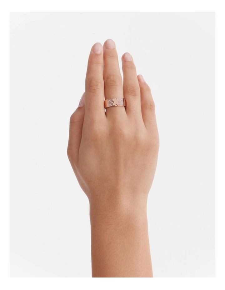 Reflection Band Ring in Rose Gold